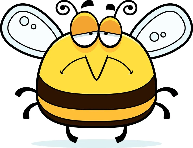 sad bee
